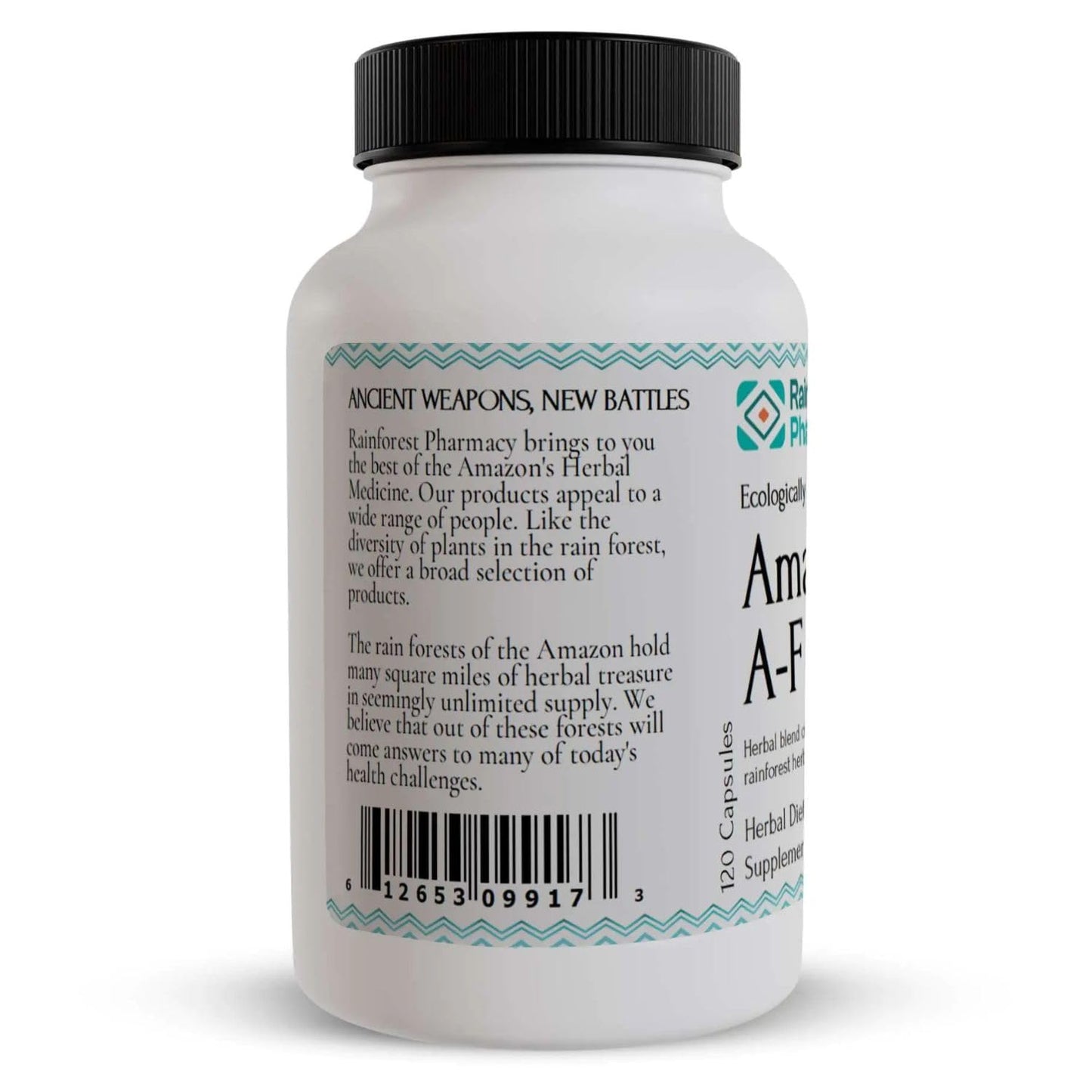 Rainforest Pharmacy Amazon A-F Herbal Supplement – 120 Veg Capsules, 500 mg | Jatoba, Pau D'Arco, Anamu, Graviola