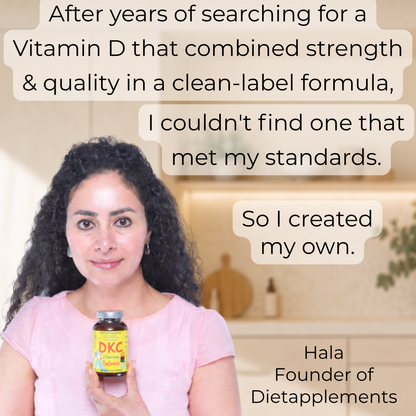 Vitamin D3, Vitamin K2 & Vitamin C for the Immune System & Bones