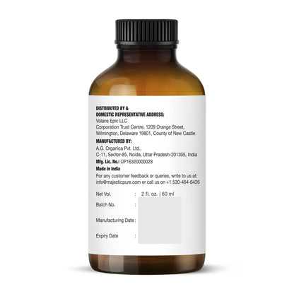 Majestic Pure Lavender Essential Oil 2 oz – 100% Pure & Natural, Glass Dropper