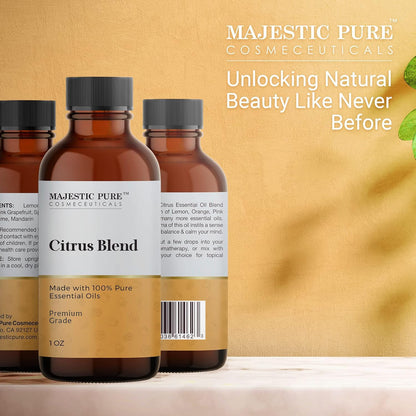 Majestic Pure Citrus Essential Oil Blend - 100% Pure & Natural | 1oz