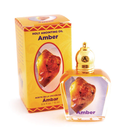 Amber Holy Land Anointing Oil – Jerusalem 1/2 oz Roller Bottle
