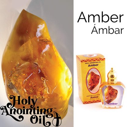 Amber Holy Land Anointing Oil – Jerusalem 1/2 oz Roller Bottle