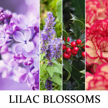 Lilac Scented Candles for Fall Decor - 7oz Long-Lasting Floral Aromatherapy