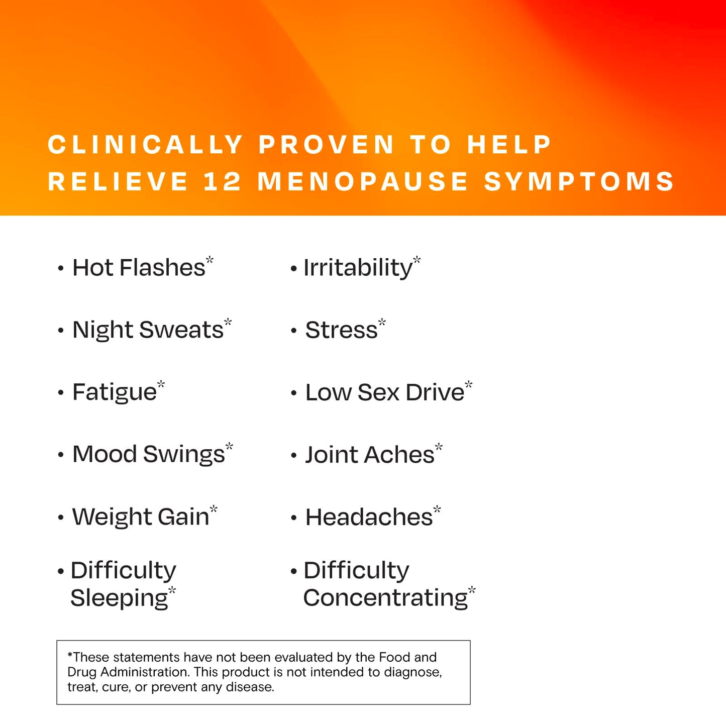 Amberen Menopause Supplement for Women – 180 Capsules – Clinically Proven 12-Symptom Relief