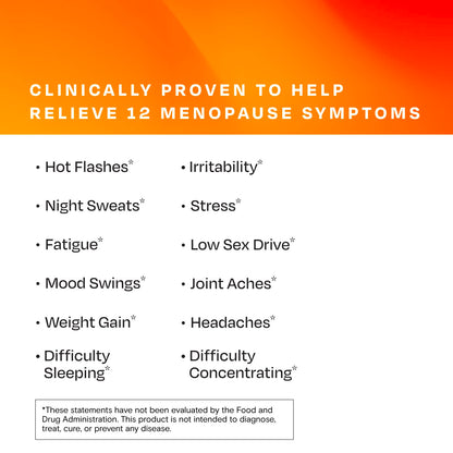 Amberen Menopause Supplement for Women – 180 Capsules – Clinically Proven 12-Symptom Relief