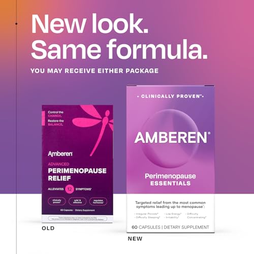 Amberen Perimenopause – Hormone Balance Support, 60 Count
