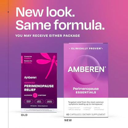Amberen Perimenopause – Hormone Balance Support, 60 Count