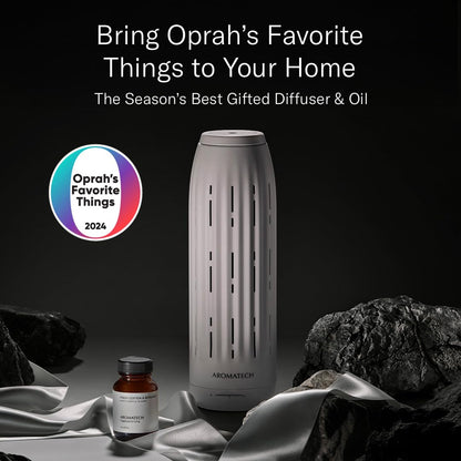 AromaTech Ambience Diffuser – White Stone, 60ml, Bluetooth