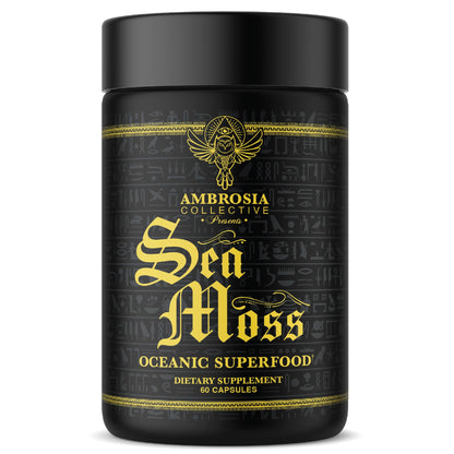 Ambrosia Irish Sea Moss Capsules – 500 mg High Dose | Organic Sea Moss Veggie