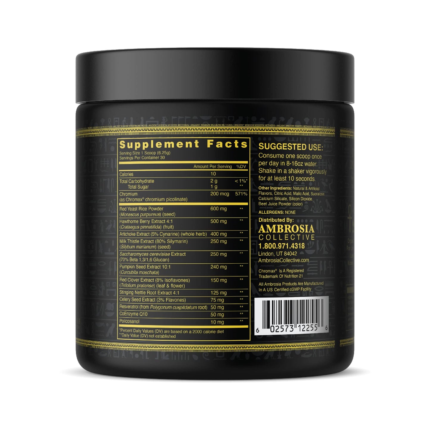 Ambrosia Nektar Superfood Powder – Daily Wellness Support, Greens Powder Alternative | 30 Servings | Fruit Symphony