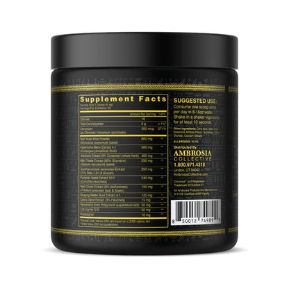 Ambrosia Nektar - Superfood Powder for Daily Organ Support | 30 Servings | Sour Gummy Candy