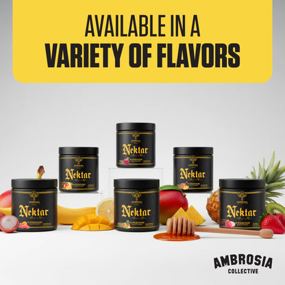 Ambrosia Nektar - Superfood Powder for Daily Organ Support | 30 Servings | Sour Gummy Candy