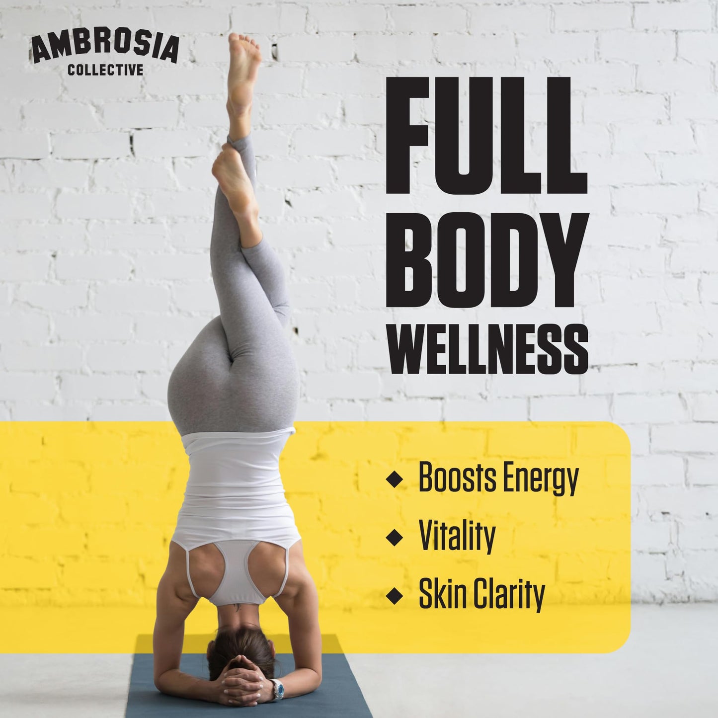 Ambrosia Nektar - Superfood Powder for Daily Organ Support | 30 Servings | Sour Gummy Candy