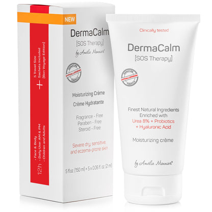 Amélie Monnier Clinically Tested DermaCalm SOS Therapy – Eczema & Dry Skin with Urea 8%, Probiotics