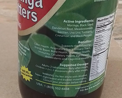 Amenazel Organic Moringa Bitters, 16 fl oz