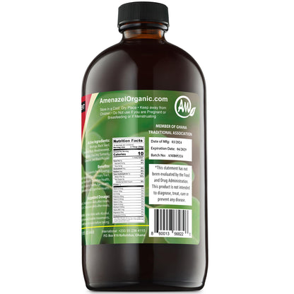 Amenazel Organic Moringa Bitters, 16 fl oz