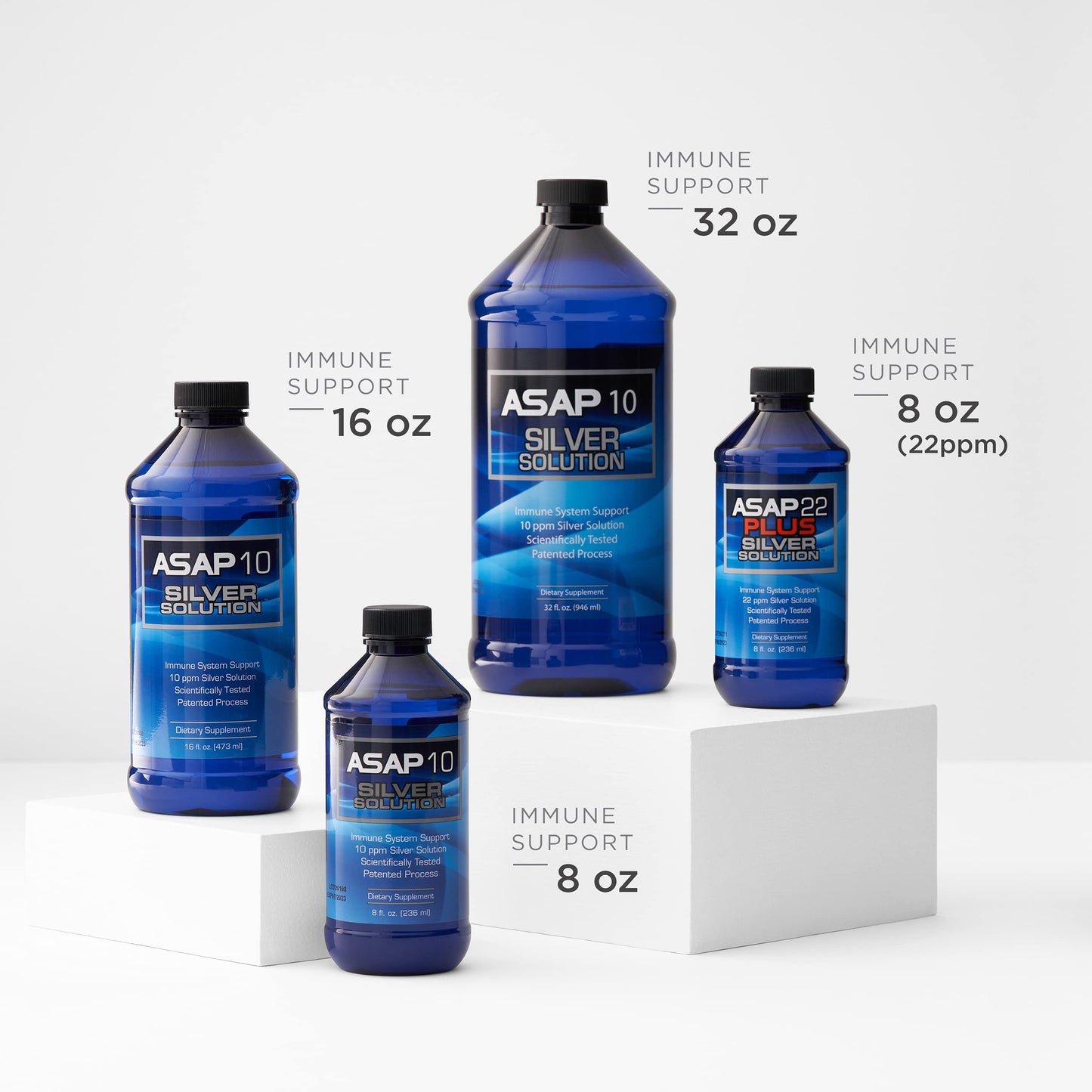 American Biotech Labs ASAP 10 Silver Solution - Immune Support (10 PPM, 8 fl oz)