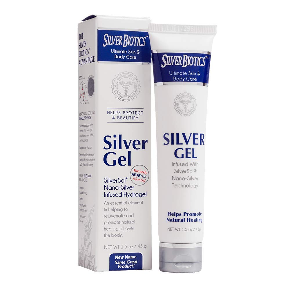 American Biotech Labs Silver Biotics Silver Gel 1.5oz | 20 PPM SilverSol Technology