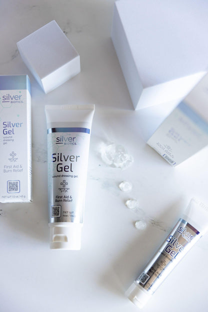 Silver Biotics 24 PPM Silver Wound Healing Gel | 1.5 oz | American Biotech Labs