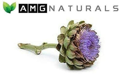 AMG Naturals Artichoke Extract Capsules – 7 mg Cynarin | Liver Support, Digestion & Estrogen Metabolism | Vegan & Gluten Free | 60 Capsules