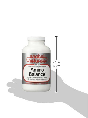 Amino Balance 500 Caps – Free-Form Amino Acids + BCAAs for Muscle Recovery