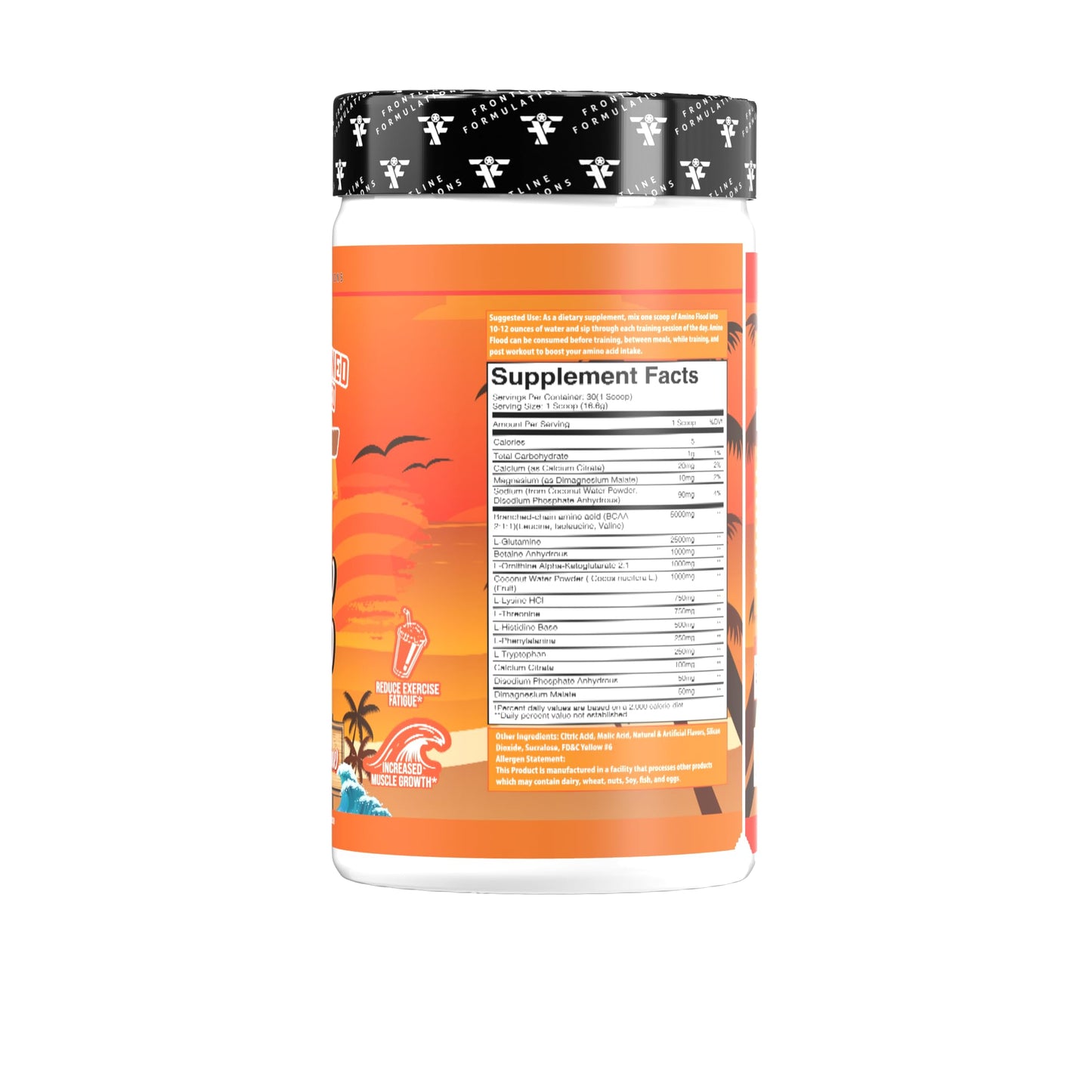 Amino Flood by Frontline Formulations – BCAA + EAA Recovery & Hydration