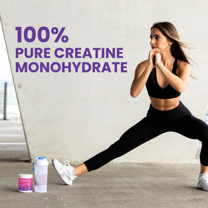 AminoLean Creatine – Pure Micronized Creatine Monohydrate Powder 300g for Women and Men