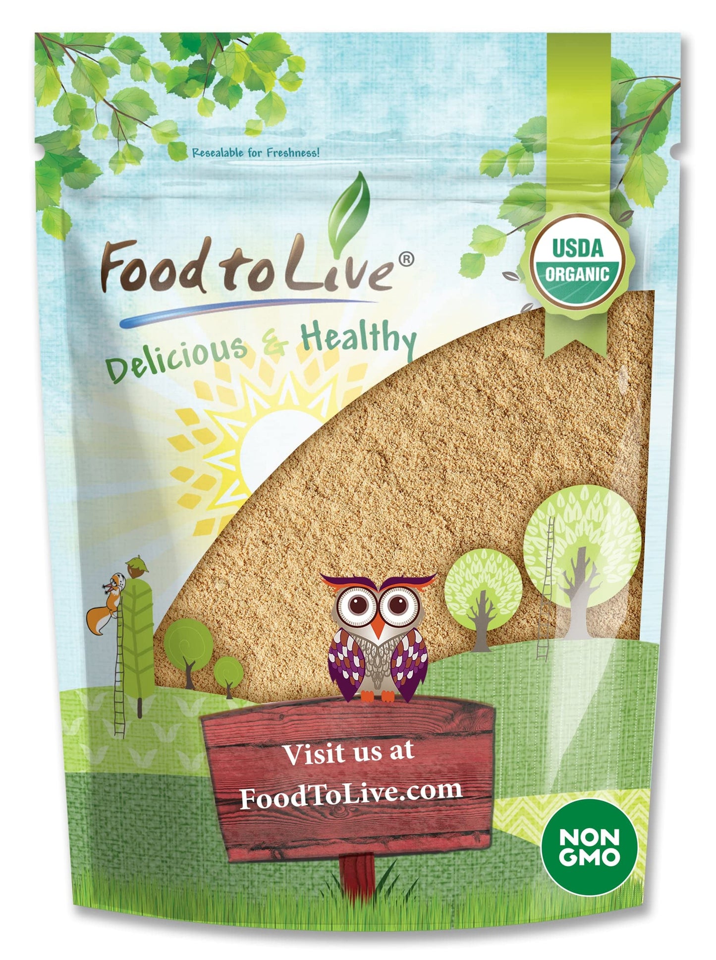 Food to Live Organic Amla Powder (Amalaki) – 8 oz, Non-GMO, Raw, Vegan