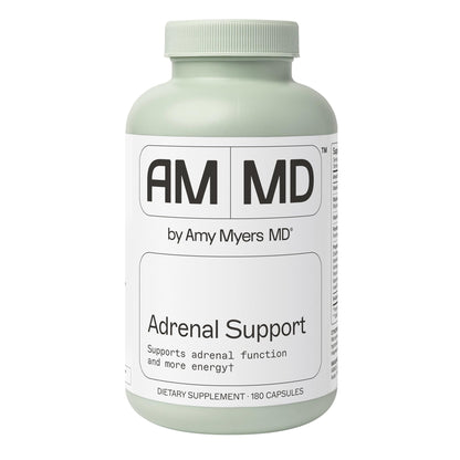 Amy Myers MD Adrenal Support | Adaptogenic Herb Supplement with Ashwagandha & Rhodiola - 180 Capsules