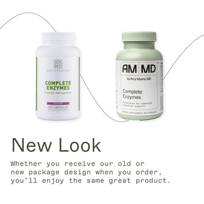 Amy Myers MD Complete Enzymes – Gut Care & Digestive Health (120 Capsules) BritishVita | Premium UK Vitamins & Wellness Supplements