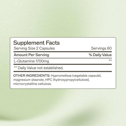 Amy Myers MD L-Glutamine Capsules - Gut Health & Muscle Support