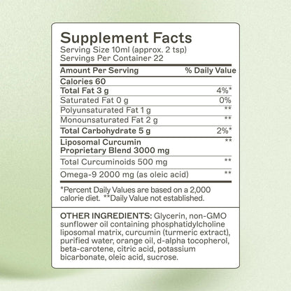 Amy Myers MD Liposomal Curcumin - Digestive & Immunity Support (Gluten-Free & Non-Dairy)