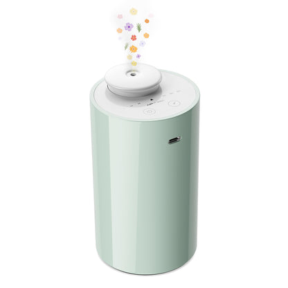 Waterless Diffuser AN6 Green Lily - Battery Nebulizer, 0.7 fl oz, 3 Timers, 3 Mist Levels
