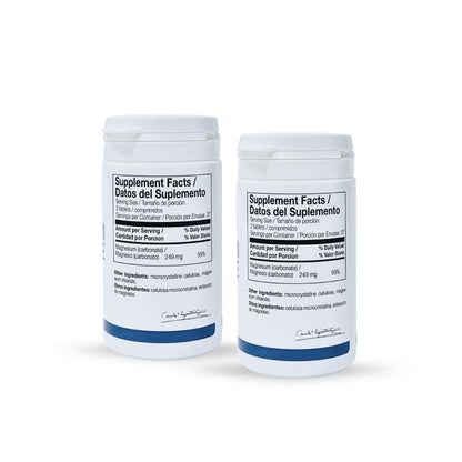 ANA Maria LAJUSTICIA Magnesium Carbonate – 75 Tablets, Gluten Free, Kosher, Vegan, 2-Unit Pack