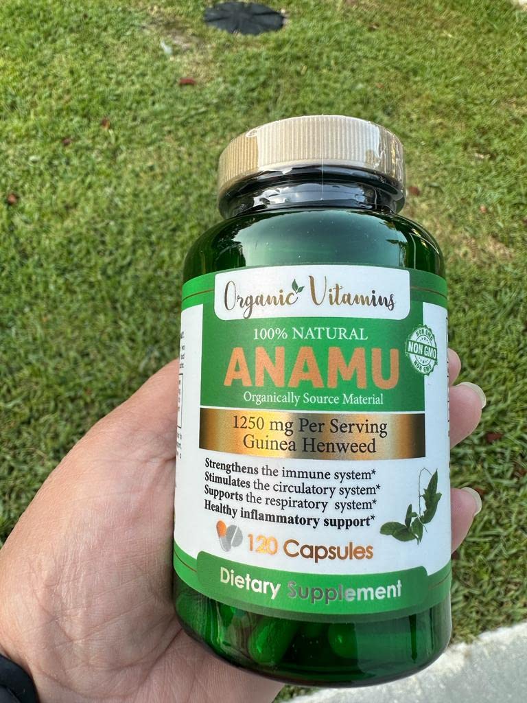 Organic Anamu 1250mg – 120 Capsules (Pack of 2)