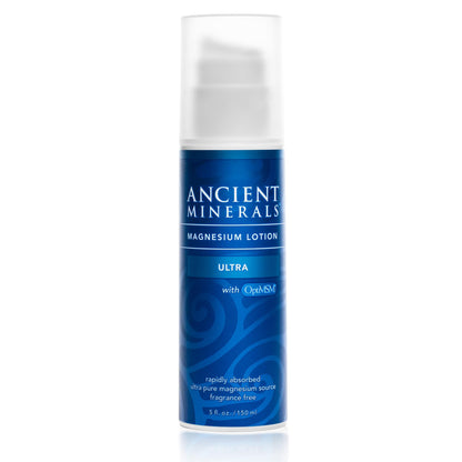 Ancient Minerals Magnesium Lotion Ultra with MSM – Zechstein Topical Lotion 5oz