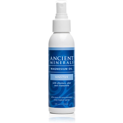 Ancient Minerals Magnesium Oil Spray Sensitive – All-New Formula (4 oz)