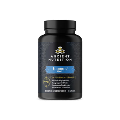 Ancient Nutrition Immune Support Multivitamin - 21 Vitamins & Minerals | 90 Capsules