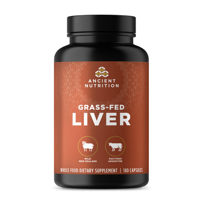 Ancient Nutrition Organ Supplements – Grass-Fed & Wild Organ Complex, 180 Ct