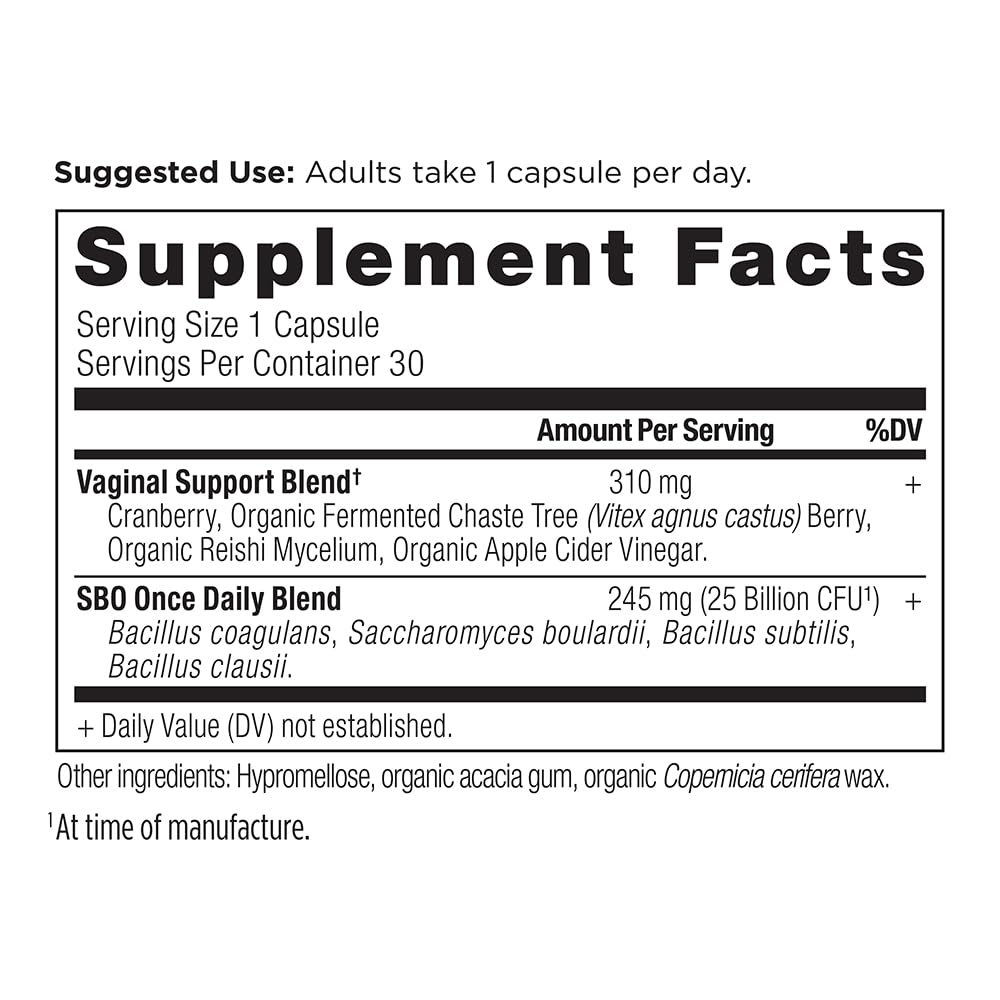 Ancient Nutrition Probiotic for Women – Once Daily, 30 Count, 25B CFU