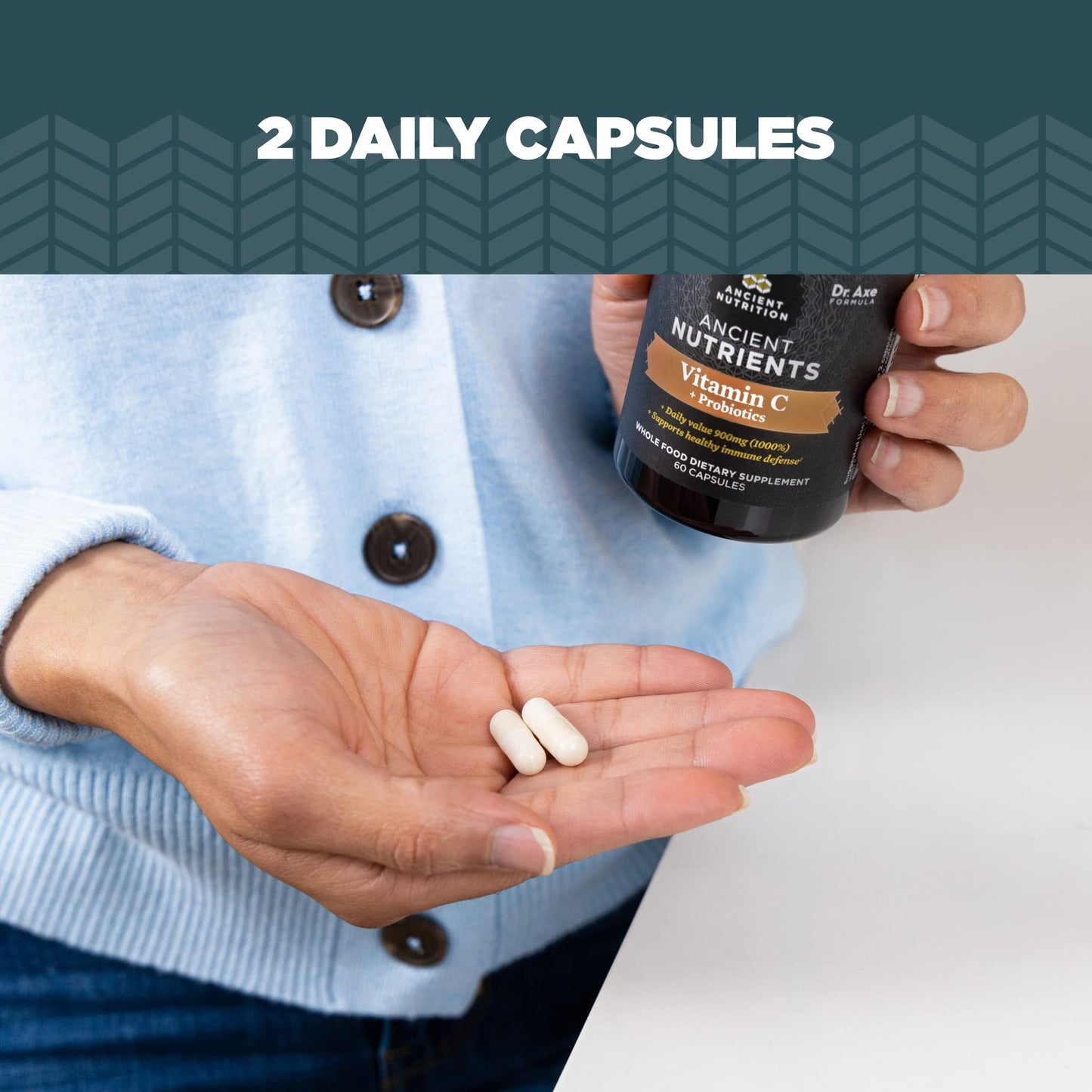 Ancient Nutrition Probiotics & Vitamin C – Immune and Gut Health