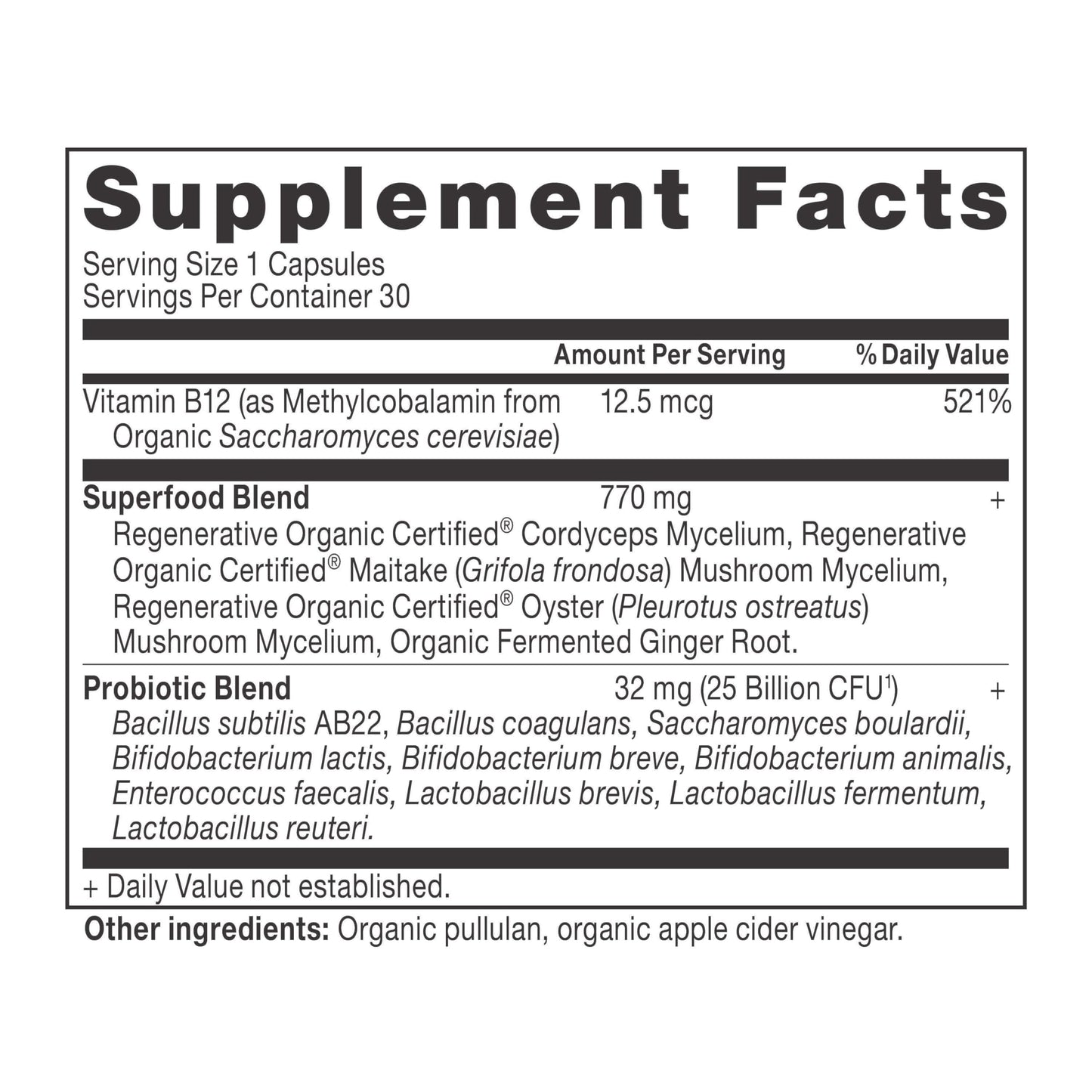 Ancient Nutrition Regenerative Organic Probiotics – 25B CFUs, 30 Count