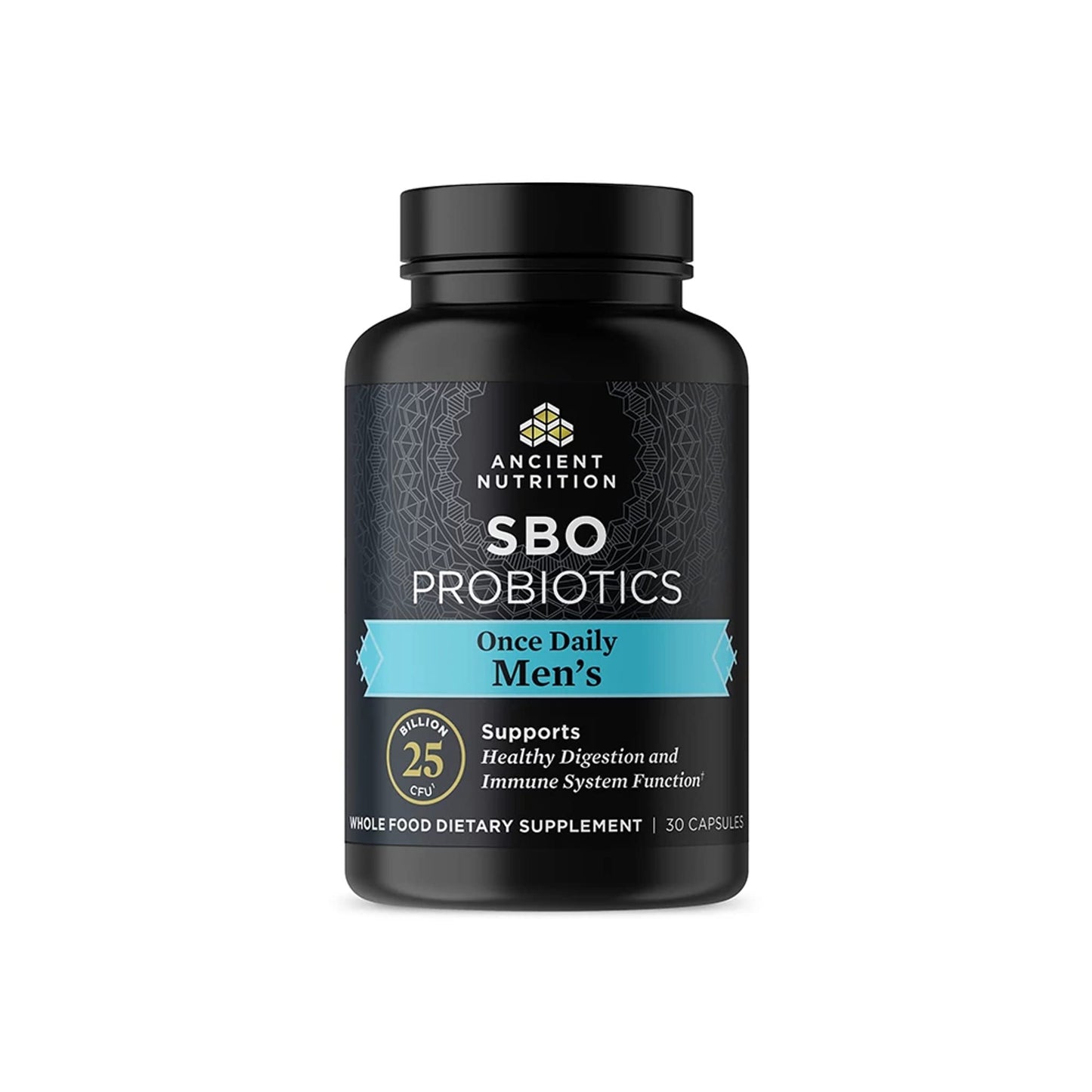 Ancient Nutrition SBO Probiotics for Men – Once Daily 30 Count, 25B CFU