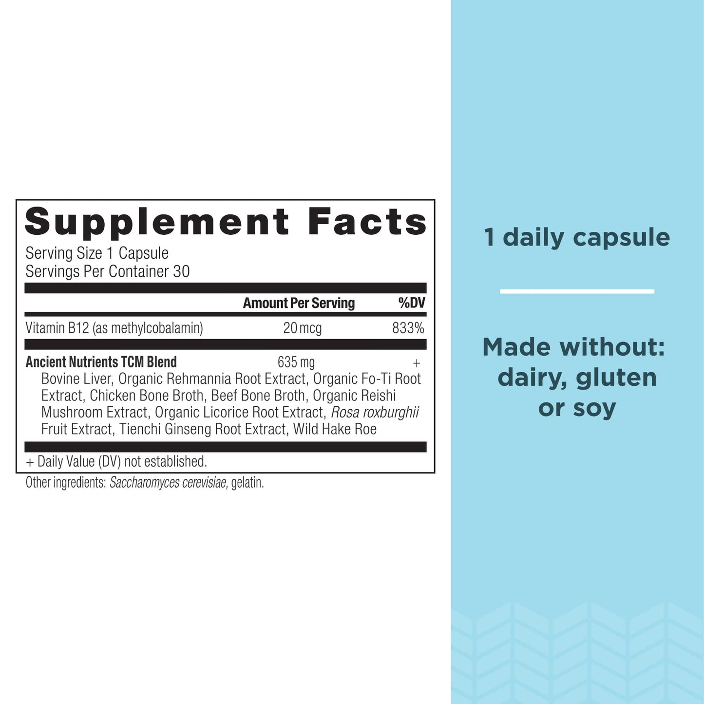 Ancient Nutrition Vitamin B12 – Supports Energy & Nervous System