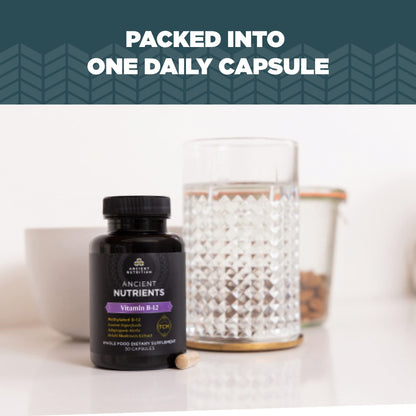 Ancient Nutrition Vitamin B12 – Supports Energy & Nervous System