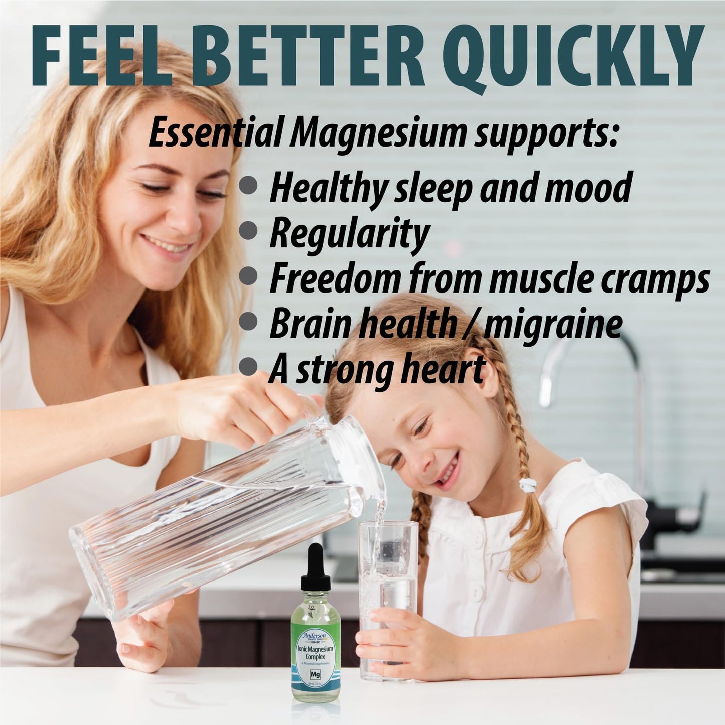 Anderson Ionic Magnesium Complex – Liquid Magnesium (30 Servings, 2 oz)