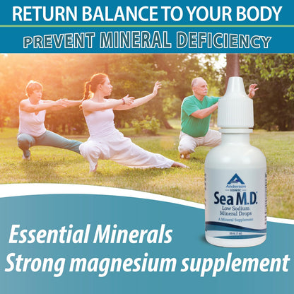 Anderson Sea M.D. Trace Mineral Drops – Ionic Magnesium Electrolyte (1 oz)
