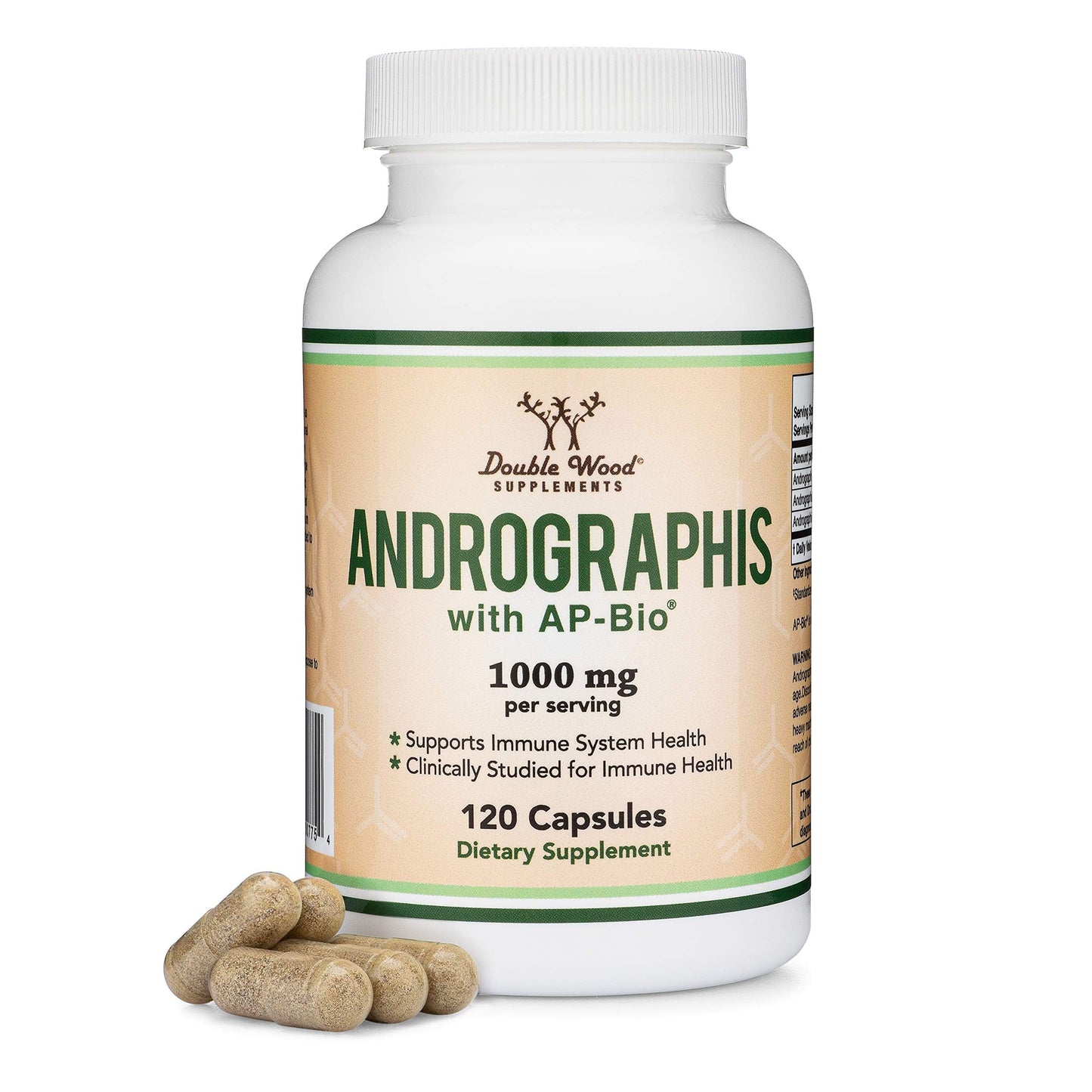 Andrographis Capsules Max 1,000mg | AP-Bio Patented Extract | 120 Capsules
