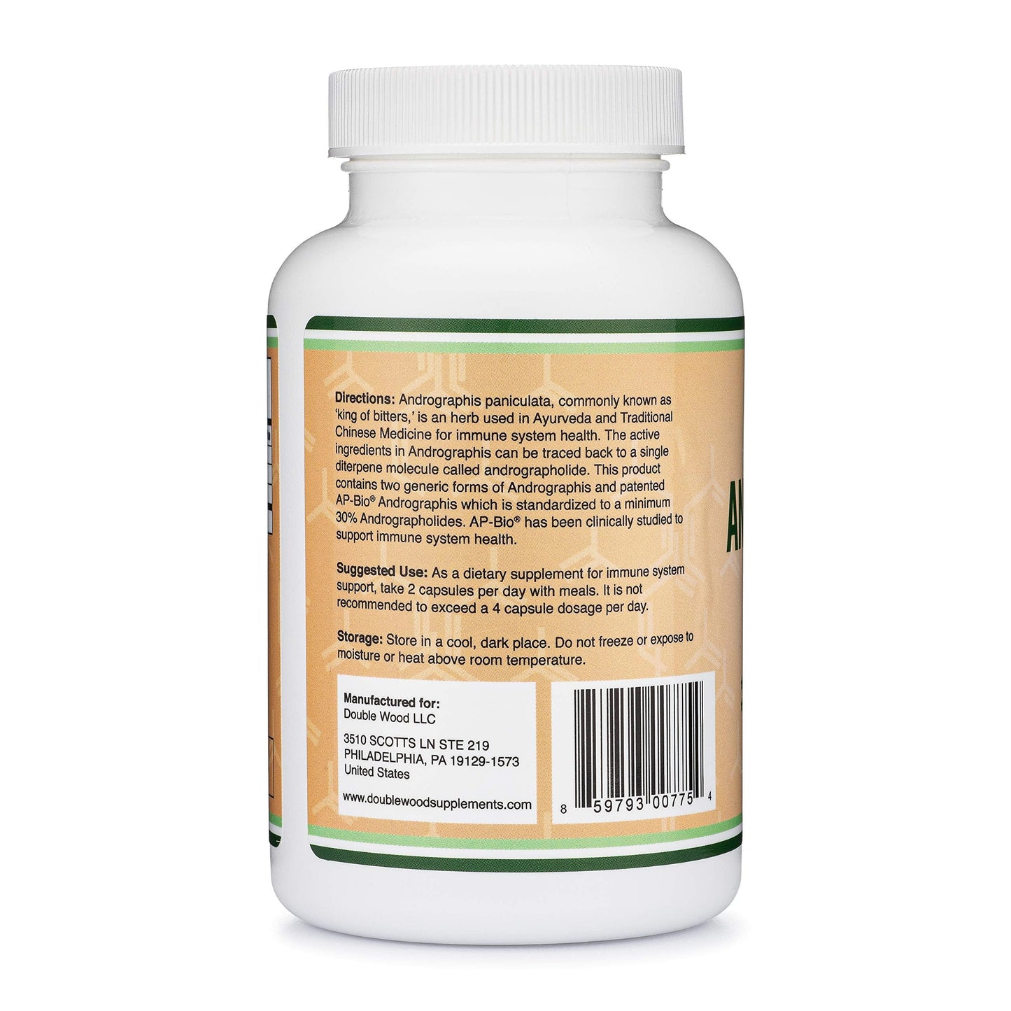 Andrographis Capsules Max 1,000mg | AP-Bio Patented Extract | 120 Capsules