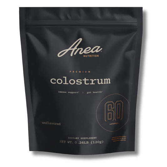 Anea Colostrum Unflavored – Immune & Gut Health Support | Made in USA | GMP Facility BritishVita | Premium UK Vitamins & Wellness Supplements